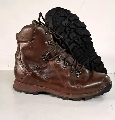 Iturri Patrol Boots 9 Medium Men's Combat Leather Genuine British Military • $56.83