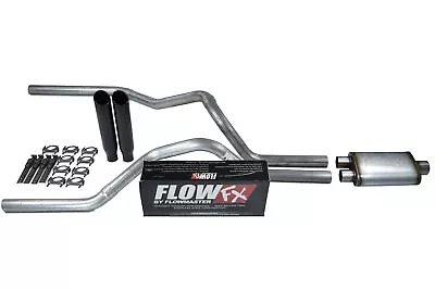 For Ford F-150 Truck 04-14 2.5  Dual Exhaust Kits Flowmaster Flow FX Black C Tip • $229.95