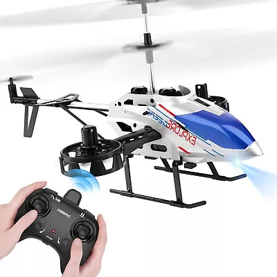 RTF RC Helicopter Kid Adult 4.5 CH Lateral Drift Remote Control LED Helicopter • $22.99