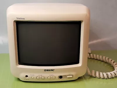 Sony Trinitron KV-9PT40 9  CRT Color Television Works | Vintage Gaming • $169.99