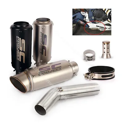 Slip For Suzuki GSXR750 GSXR600 2006-2007 Exhaust Tips Mid Tail Muffler System • $127.79