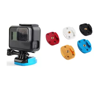 1/4 Alloy Quick Release Tripod Mount Bracket Base Plate For GoPro Hero 8 7 6 5 4 • $10.99