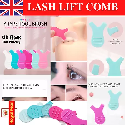 Eyelash Lifting Lash Lift Brow Lamination Perm Y Comb Separating Tool Brush • £4.67