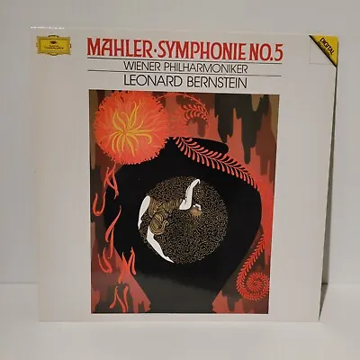 DGG DIGITAL 423608-1 Mahler Symphony 5 Bernstein WITH BOOKLET! NM! • $14.50