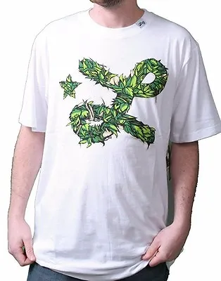 LRG Lifted Research Group Mens White Stick It To The Thicket T-Shirt Small NWT • £31.52