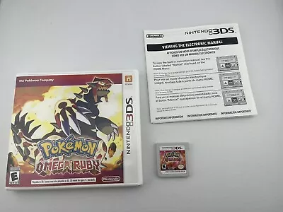 Pokémon Omega Ruby (Nintendo 3DS 2014) Authentic CIB Complete TESTED • $34.95