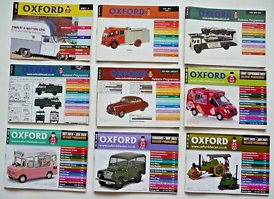 £2.25 • Buy Oxford Diecast Catalogues Various From 2007 - 2022 Includes Free UK P&P