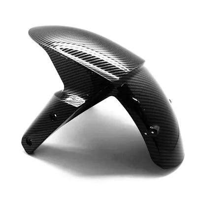 Front Fender Mud Guard Hugger Carbon For KAWASAKI NINJA ZX6R ZX10R / Z1000 Z800 • $84.59