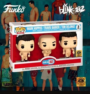 £47.99 • Buy Funko Pop! Rocks:  Blink-182:  What's My Age Again 3-pack Vinyl Action Figures