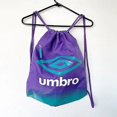 Umbro Duotone Carrysack Drawstring Bag - Purple Turquoise • £9.65