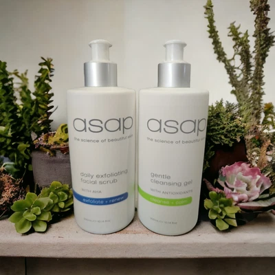 Asap Cleanse & Scrub Duo Bundle - Super Size Me !!! • $95