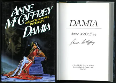 $275 • Buy Anne McCaffrey SIGNED AUTOGRAPHED Damia HC 1st Edition 1st Print RARE The Rowan