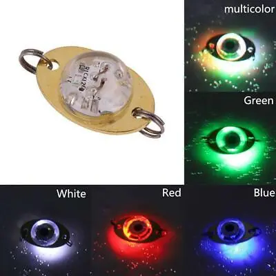 LED Fishing Lure Night Light Glow Underwater Attracting Fish Lamp Tools I5G7 • $1.52