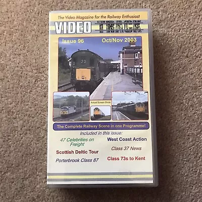 Video Track 96 Oct Nov 2003 Railway VHS Video • $7.45