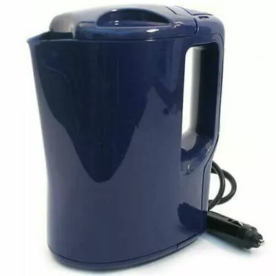 12v Electric Kettle Portable Car Lorry Cig Lighter 1ltr Plug In Motor Camping • £14.99