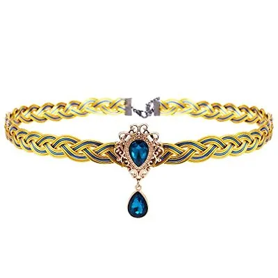 Coteeza Viking Fairy Crown Celtic Circlet Headband Gold Braided Tiara Elf  • $25.07