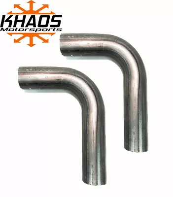 1.75  1-3/4  90 Degree 16ga Aluminized Mandrel Bend Exhaust Tubing 2 Pack • $39.99