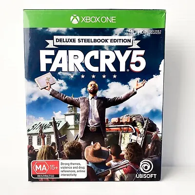 Farcry 5 - Deluxe Edition - NO DLC - Xbox One - Tested & Working - Free Postage • $24.88