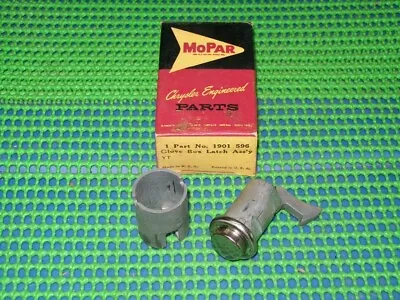 1959 Plymouth Savoy Belvedere Sport Fury NOS MoPar GLOVE BOX DOOR LATCH W/O KEY • $39.59