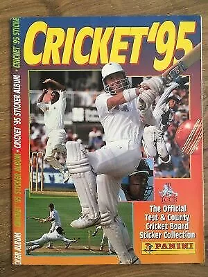 £0.99 • Buy Vintage 1995 - Panini Cricket Stickers - Official Test & County Sticker Album