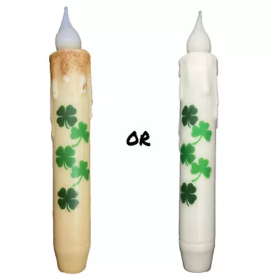 7  St. Patrick's Day Battery Operated LED Timer Taper Candle • $9.99