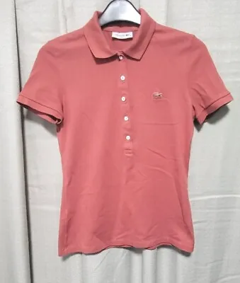 £19.99 • Buy LACOSTE Ladies Slim Fit Stretch Cotton Pique Polo Size 36 Small