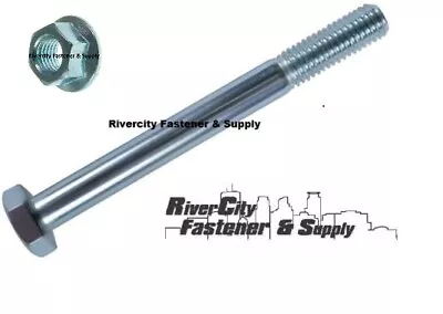 M12-1.75x140 Hex Head Cap Screws M12x1.75x140 Bolts With M12-1.75 Flange Nuts • $14.88