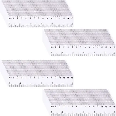 40Pcs 6Inch Inch Ruler Small Transparent Ruler Plastic Mini Rulers Bulk  • $17.99