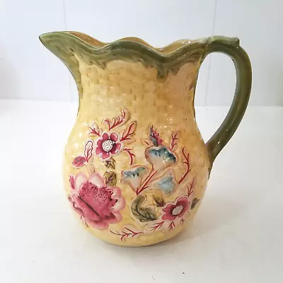 Longaberger MAJOLICA GARDEN PITCHER 2006 8  Heght Perfect Condition • $39.95