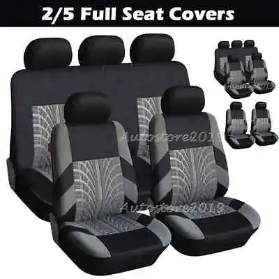 For VW Jetta 2/5 Car Seat Cover Full Set Front + Rear Cushion Cloth Protect • $36.95