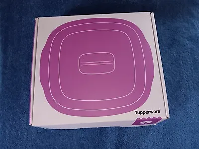 Tupperware MicroPro Series Microwave Grill Base & Lid Micro Pro NEW BOX Blue 10  • $124.99