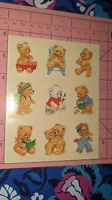 Vintage Eureka Stickers Teddy Bears 1 Sheet  • $4.85