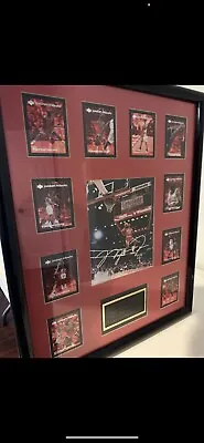 Michael Jordan Autograph With Cards Framed Autographed Ssports Memorabilia. • $3000