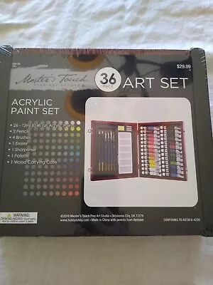 Master's Touch Fine Art Studio 36 Piece Acrylic Art Paint Set • $21.99