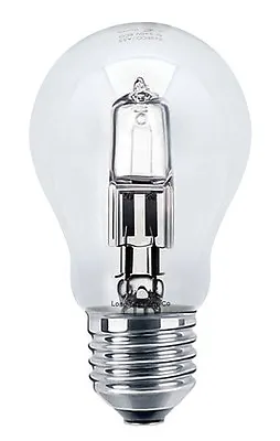 £11.99 • Buy Eco Halogen GLS E27 Energy Saving Light Bulbs 28W 42W 70W 105W Very Bright 