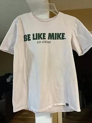 Jordan Brand X Gatorade “Be Like Mike” White & Green Men’s T-shirt Size Medium • $15