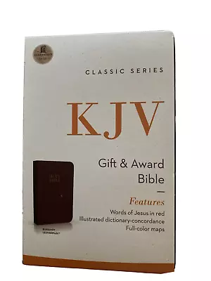 Holy Bible KJV Imitation Leather Burgundy Red Letter Edition Gift & Award Bible • $26.97