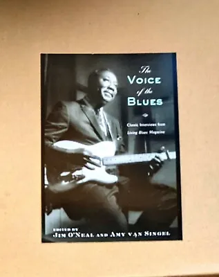 BLUES POSTCARD: MUDDY WATERS – THE VOICE OF THE BLUES O’Neal & Van Singel Book • $2.99