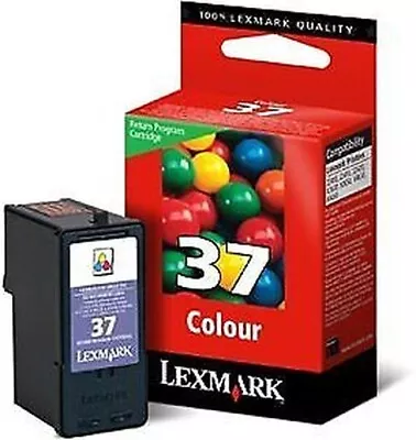 Original Lexmark 37 (018C2140E) Tintendruckkopfpatrone 3 Coloured For Lexmark Z • £38.56