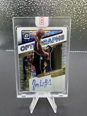 2021 Donruss Optic Basketball Auto Opticgraphs /10 #OG-ZWL Zion Williamson • $275