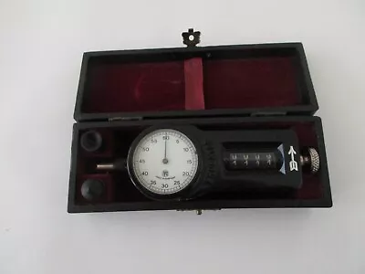 Vintage IRION VOSSELER Hand Speed Indicator Probator RPM Counter Set  -Germany • $55