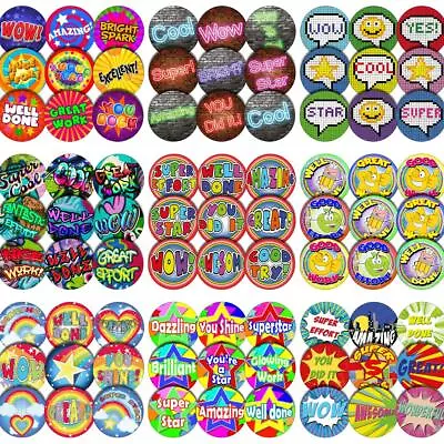 £1.49 • Buy REWARD STICKERS Teachers Parents Kids Childrens Praise Words School Labels 30mm