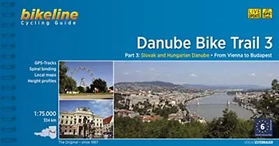 £14.86 • Buy Danube Bike Trail 3 Vienna To Budapest GPS (Spiral Bound)