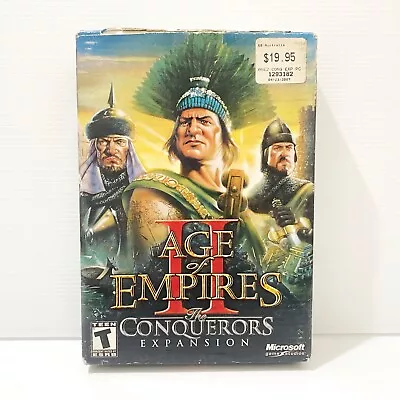 Age Of Empires II 2: The Age Of Kings Conquerors Expansion - Free Postage • $68.88