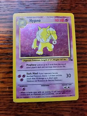 $7.99 • Buy Hypno 8/62 Fossil Set Holo Rare Vintage WotC Pokemon Card PL!