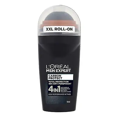 L'Oreal Paris Men Expert Carbon Protect Roll On Anti-Perspirant Deodorant 50ml • £6.75