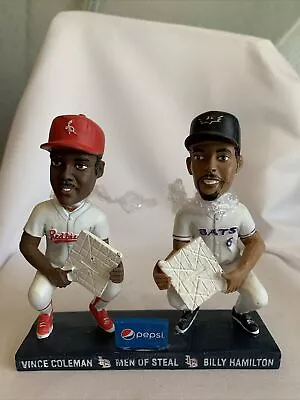 Vince Coleman/ Billy Hamilton Dual Louisville Bats Sga Bobblehead Bnib Reds • $25