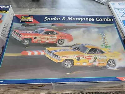 Revell Monogram Snake & Mongoose Combo 1:24 1997 Open Box NEW • $28