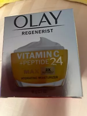 Olay Regenerist Vitamin C + Peptide 24 MAX Hydrating Moisturizer 1.7 Oz • $18.99