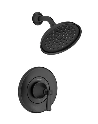 Rumson Single-Handle 1-Spray  Shower Faucet W/1.8 GPM In  Matte Black (W/Valve) • $55